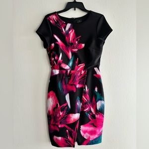 Women’s Floral Print Midi Dress